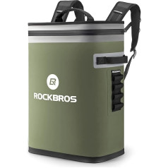 Rockbros Cool Bag ūdensnecaurlaidīgs dzesētājs 17 L Piknika soma Izolēta dzesēšanas kastīte Pusdienu soma āra, kempingam, makšķerēšanai, piknikam, ceļojumiem, 48 H dzesēšanas veiktspēja