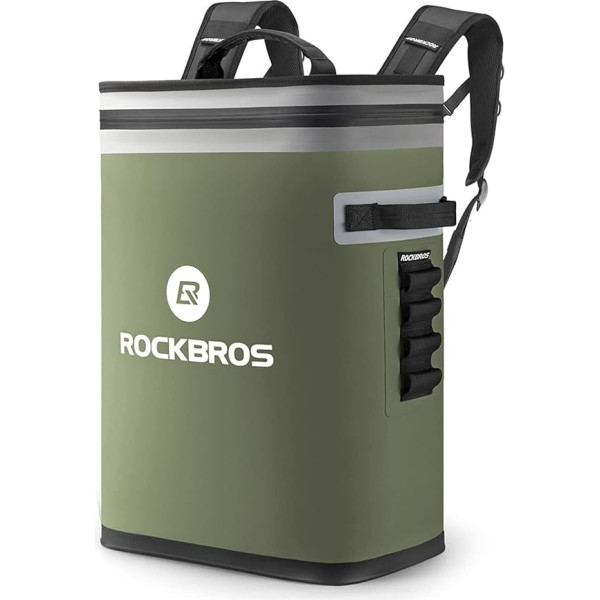 Rockbros Cool Bag ūdensnecaurlaidīgs dzesētājs 17 L Piknika soma Izolēta dzesēšanas kastīte Pusdienu soma āra, kempingam, makšķerēšanai, piknikam, ceļojumiem, 48 H dzesēšanas veiktspēja