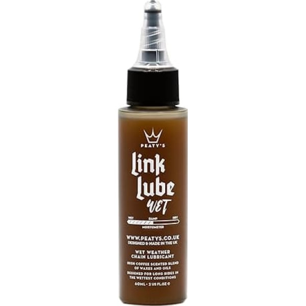 Peaty's Unisex Adult Link Lube Lubrikants mitriem laika apstākļiem, brūns, 60 ml