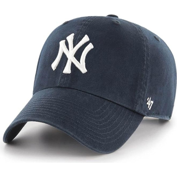 47 Zīmols Pieaugušo MLB New York Yankees Clean Up cepure, zilā krāsā