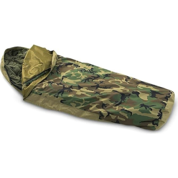 Woodland Camouflage ūdensnecaurlaidīgs apmetnis Bivy Cover by Tennier