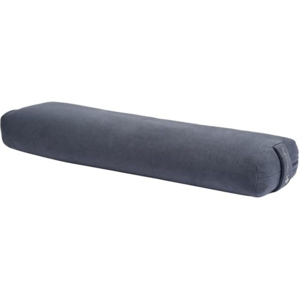 Manduka Yoga Lean kakla rullis, viegls, noņemams eQua mikrošķiedras pārvalks, ērts rokturis, stingrs atbalsts, pērkona pelēks, 73,7 x 17,8 x 8,3 cm