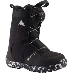 Burton bērnu sniega dēļu zābaki Grom Boa, Black, 3K