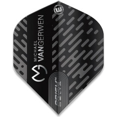 Winmau Prism Delta Pro Player Michael Van Gerwen šautriņu lidojumi, MVG 214, 100 Micron Extra Strong (3 komplekti)