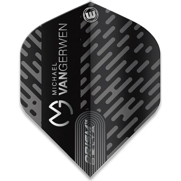 Winmau Prism Delta Pro Player Michael Van Gerwen šautriņu lidojumi, MVG 214, 100 Micron Extra Strong (3 komplekti)