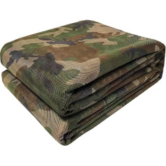 GRVCN 300D Kamuflāžas tīkls Camo Hessian Materiāls Cover medību grīdas žalūzijas Wargames Wildlife fotogrāfija