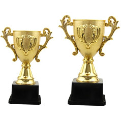 SWAYVES 2Pcs Trophy Futbola rotaļlieta Dard Trophies Bērnu apbalvošanas rotaļlietas Bērnu sporta basketbola rotaļlietas Bērnu mini rotaļlietas