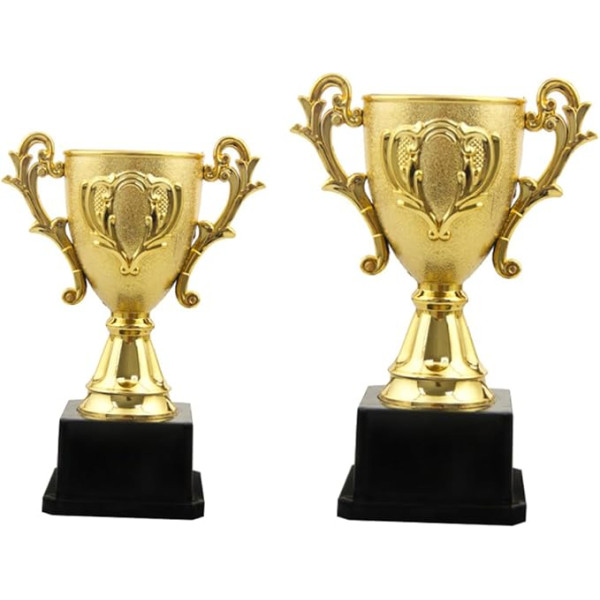 SWAYVES 2Pcs Trophy Futbola rotaļlieta Dard Trophies Bērnu apbalvošanas rotaļlietas Bērnu sporta basketbola rotaļlietas Bērnu mini rotaļlietas