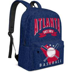 Pkihgxa Baseball Fan mugursoma Viegla izturīga Casual Daypack Travel mugursoma skola koledža Teen vīriešiem sievietēm