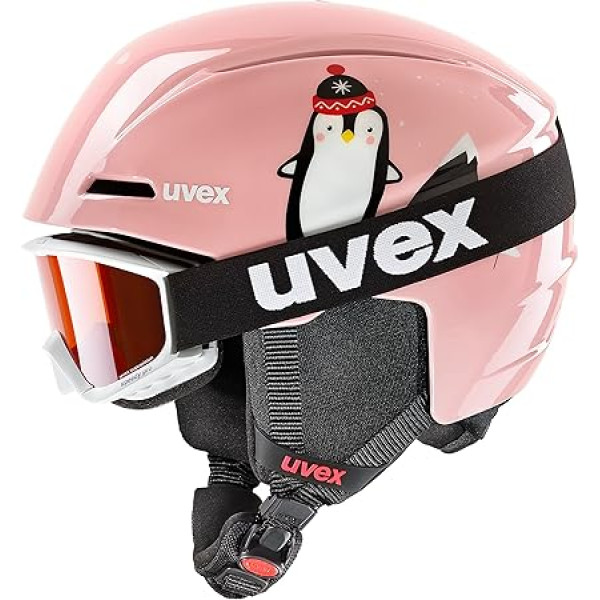 uvex Unisex S56s317 bērnu slēpošanas ķivere un slēpošanas brilles