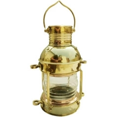 Antikvariāts Vintage Oil Lamp Hanging Kuģa degvielas laterna Jūras jūras jūras misiņa eļļas lampas laterna kolekcionējamas mājas dekoratīvie apgaismojuma lampas Ziemassvētki