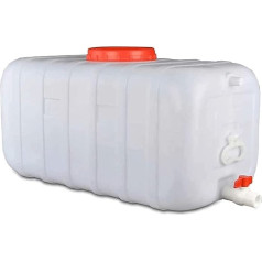 JIESOO 25L / 50L / 100L / 150L / 150L / 200L / 300L bieza plastmasas ūdens tvertne, ūdens tvertne, avārijas ūdens tvertne ar krānu, avārijas ūdens tvertne pārgājieniem ārā viesuļvētrām