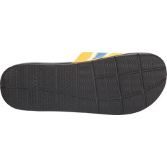 FOCO Vīriešu NFL komandas logotips Sport Legacy Stripe Slide Sandales, Black Legacy Stripe