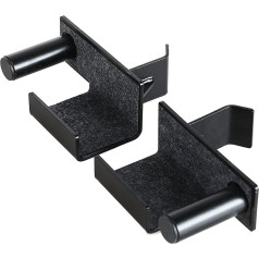 BalanceFrom Power Cage Accessories - T Bar Weight Plate Holder Dip Bars Spotter Arms J Hook for 2