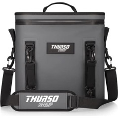 THURSO SURF 17L Soft Cooler - necaurlaidīgs un pārnēsājams izolēts 24 kannām Peldošs pludmales dzesētājs ceļojumiem, kempingiem, kajakiem un airu dēļiem Necaurlaidīgs Zips