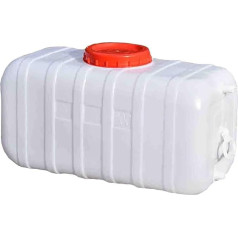 JIESOO Ūdens spainis mājsaimniecībai 50L/100L/150L/200L, pārnēsājams kempinga ūdens konteiners ar krānu kempinga ūdens tvertne ārā, taisnstūra formas uzglabāšanas spainis, piemērots ceļojumiem laukā, automašīnām