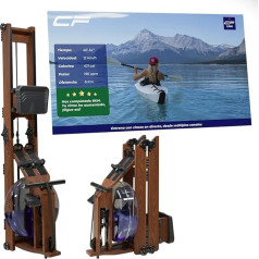 Clover Fitness - saliekama koka airēšanas mašīna Ūdens airis pieaugušajiem Unisex 2130x520x560mm