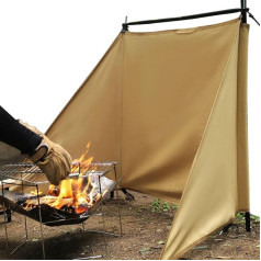 Renywosi Windstopper Camping Windstopper Windstopper vējstikls Vējstikls Vējstikls Foldable BBQ Vējdrošs pludmale