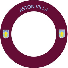 FOCO Oficiāli licencēta Aston Villa Football Club Villans FC šautriņu tāfele un šautriņu apmales ar ģerboņiem Vīns Sarkansarkans Zils (SU217)