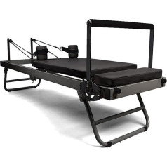 AAADRESSES Foldable Pilates Reformer, Pilates Reformer Machine, Foldable Pilates Device, Up to 220 kg Weight Capacity, Home Training, for Beginners and Advanced Users