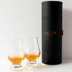 Glencairn Offizielles Reiseetui mit 2 Whisky-Gläsern