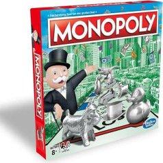 Monopoly Classic, galda spēle pieaugušajiem un bērniem, ģimenes spēle, galda spēļu klasika, kopīga spēle 2-6 personām, no 8 gadiem (iepakojums var atšķirties)