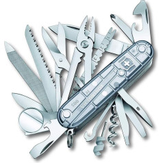 Victorinox Schweizer Taschenmesser, Swiss Champ, Multitool, 33 Funktionen, Klinge, Korkenzieher, Mini-Schraubendreher 1.5 mm