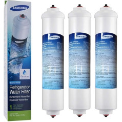 Mikrofiltrs saderīgs ar Samsung DA29-10105J LG 5231JA2010A 5231JA2010B GE GXRTDR ledusskapja ūdens filtrs NSF sertificēts ledus veidotājs Whirlpool WHKF IMTO 3 Pack