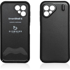 Biowaves SmartShell 5 mobilā tālruņa korpuss Fairphone 5, izgatavots no bioloģiski noārdāmiem un pārstrādātiem materiāliem, melns