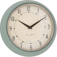 Plint Retro sienas pulkstenis Virtuves pulkstenis Dāņu dizains Sienas pulkstenis Piparmētra