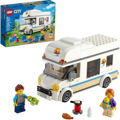 LEGO City Holiday Camper Van 60283 konstruktors; forša rotaļlieta bērniem brīvdienu brīvdienu pavadīšanai, jauna 2021 (190 gabaliņi)