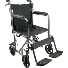 Ultraleichter, zusammenklappbarer Rollstuhl mit Bremse und Schnellspannbeinen, für Reisen, Transit, klappbare Rückenlehne, nur 10,5 kg von Free To Be mobility equipment