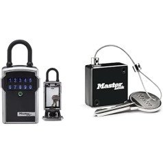 Master Lock Bluetooth atslēgu skapis + izvelkamais atslēgas kabelis [Bluetooth vai kombinētā slēdzene] [kronšteins] [izturīgs pret laikapstākļiem] 5440EURD - Select Access® Smart Key Cabinet