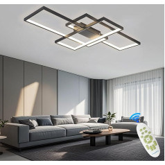 ANZHUANG LED griestu gaisma Dimmable griestu gaisma Dzīvojamā istaba Modernā uzstādīšana LED taisnstūra ar tālvadības pulti Dimmable 3000 K - 6000 K Virtuve Guļamistaba Energy Saving Living Room Lamp (140 x 80)