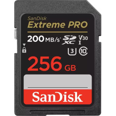 extreme pro sdxc 256gb 200/140 mb/s a2