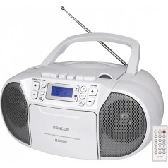 Radiostacija ar cd spt 3907w mp3, usb, bluetooth