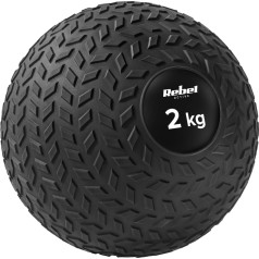 Mazā rehabilitācijas vingrošanas bumba Slam Ball 23cm 2kg, ACTIVE