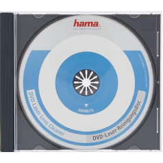 Hama 116200 DVD lāzera lēcas tīrītājs Deluxe 1,3 cm x 22,5 cm x 15,0 cm zils