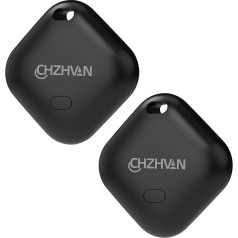 CHZHVAN Key Finder Air Smart Tag, Compatible with Apple Where is App (iOS only), Bluetooth Key Tracker for Keys, Wallet, Bags, Suitcase, IP67 Waterproof, Replaceable Battery