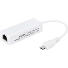 Ethernet adapteris no Micro USB uz RJ45 tīkla kartes adapteris no Micro USB uz RJ45 Ethernet portu Raspberry Pi Zero 1.3 W pamatplatei