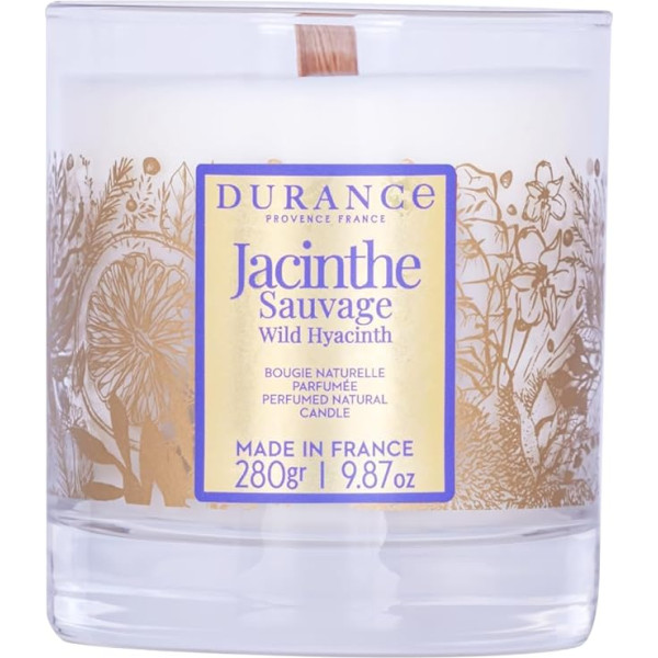 Durance - Noel 2024 aromātiskā svece 280 g Jacinthe Sauvage