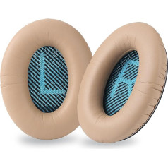 QC35 QC35ii Soft Protein Leather Earpads, VIIMAKE rezerves austiņu spilventiņi Bose QuietComfort QC35 QC35II austiņām, augstas blīvuma pakāpes putas, izturīgi (QC35/QC35II, haki)