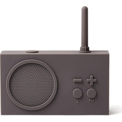 Lexon TYKHO LA119G9 3 FM radio + Bluetooth skaļrunis Taupe Grey