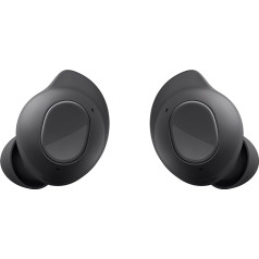 Samsung Galaxy Buds FE bezvadu Bluetooth austiņas, aktīvā trokšņu slāpēšana (ANC), ērti pieguļošas, 3 mikrofoni, skārienvadība, dziļi basi, komplektā ietilpst lādēšanas kabelis, grafīta krāsā