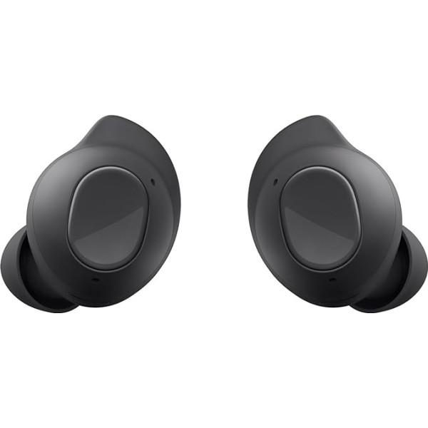 Samsung Galaxy Buds FE bezvadu Bluetooth austiņas, aktīvā trokšņu slāpēšana (ANC), ērti pieguļošas, 3 mikrofoni, skārienvadība, dziļi basi, komplektā ietilpst lādēšanas kabelis, grafīta krāsā