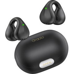 oraolo Bluetooth austiņas, Bluetooth 5.3 ar ENC, IPX5, bezvadu skārienjutīgās austiņas, bezvadu austiņas, 24H Bass, sporta austiņas