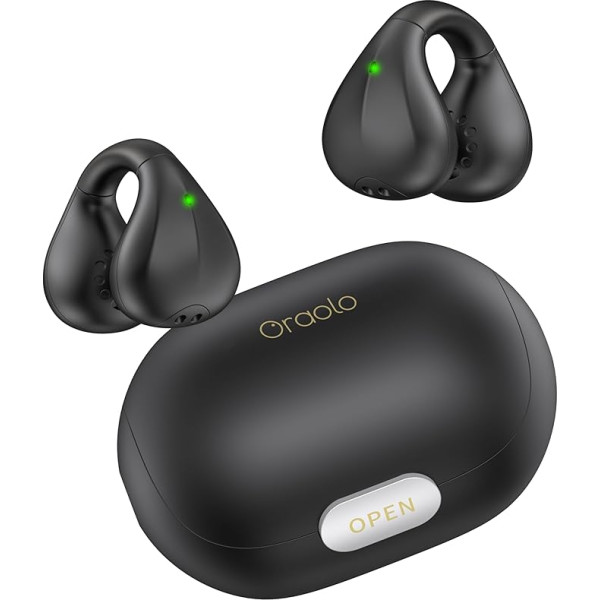 oraolo Bluetooth austiņas, Bluetooth 5.3 ar ENC, IPX5, bezvadu skārienjutīgās austiņas, bezvadu austiņas, 24H Bass, sporta austiņas