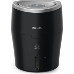 Увлажнитель воздуха Philips HU4814 / 10 (до 44 м², гигиеническая технология NanoCloud, бесшумный ночной режим, автоматический режим) черный