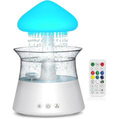 Diffuserlove Rain Clouds Humidifier Rain Cloud Humidifier with Remote Control Mushroom Water Lamp Room Humidifier Bedroom Rain Drops Air Humidifier Bedroom Air Humidifier