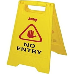 Jantex No Entry Drošības zīme Uzlīme Paziņojums Plakāts Plakāts Displejs Komerciālais displejs